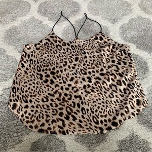 Woman’s Victoria secret cheetah print size large slip tank top